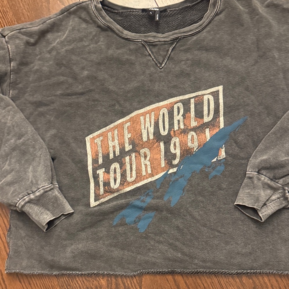 PAIGE Vintage Style Gray Kids Shirt